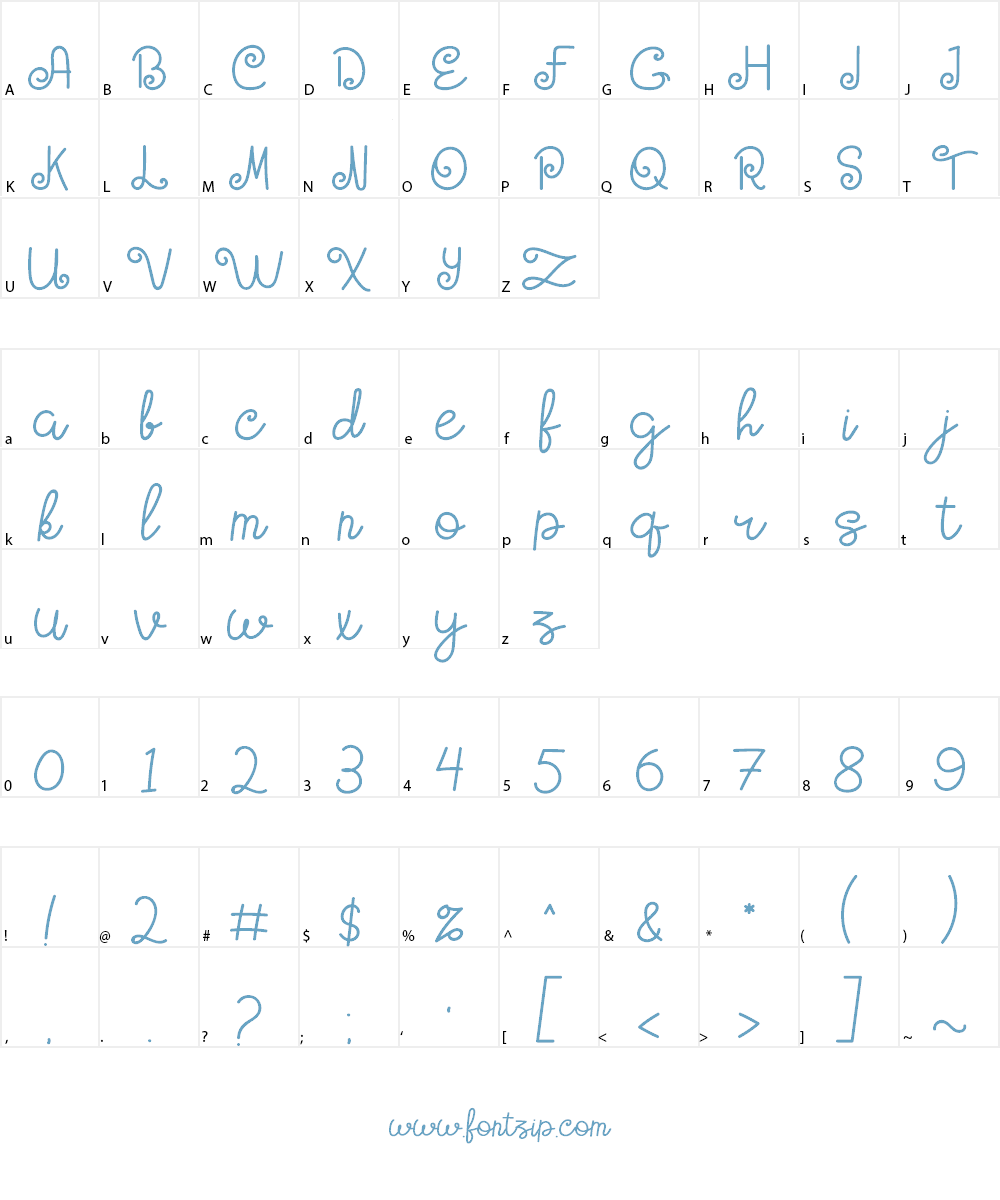HOLY MOLLYN Font Character